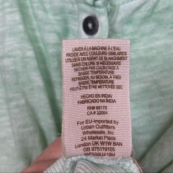 Free People Boho Lace Seafoam Long Sleeve Thermal - Picture 8 of 8